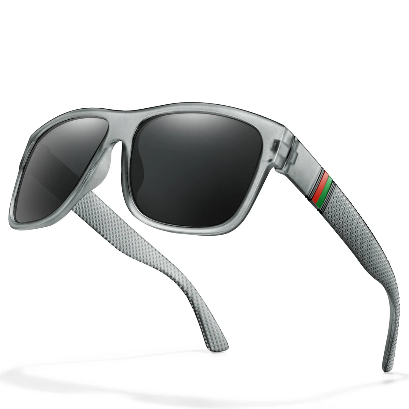 Men’s Classic Polarised Square Sunglasses – UV400 for Fishing, Driving & Sports