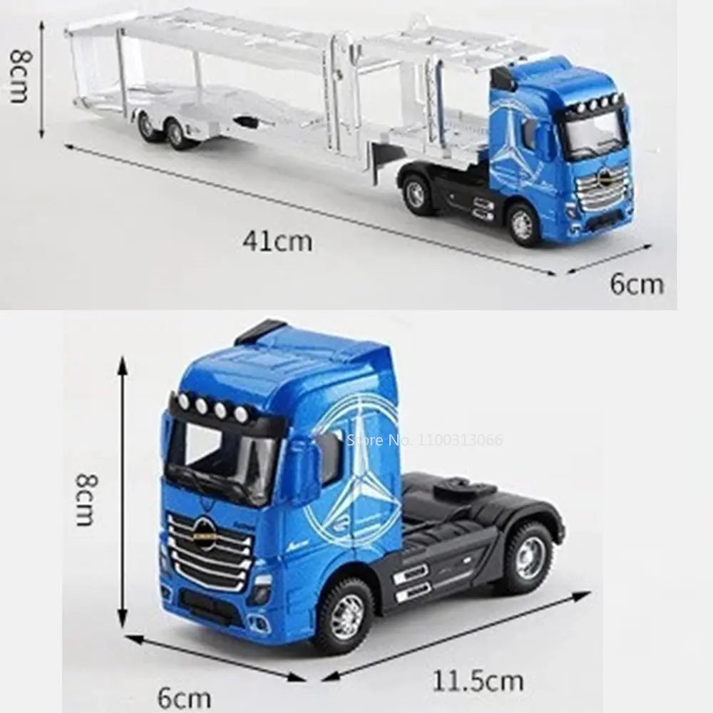 Large Alloy Transport Lorry Toy – Realistic Model for Boys