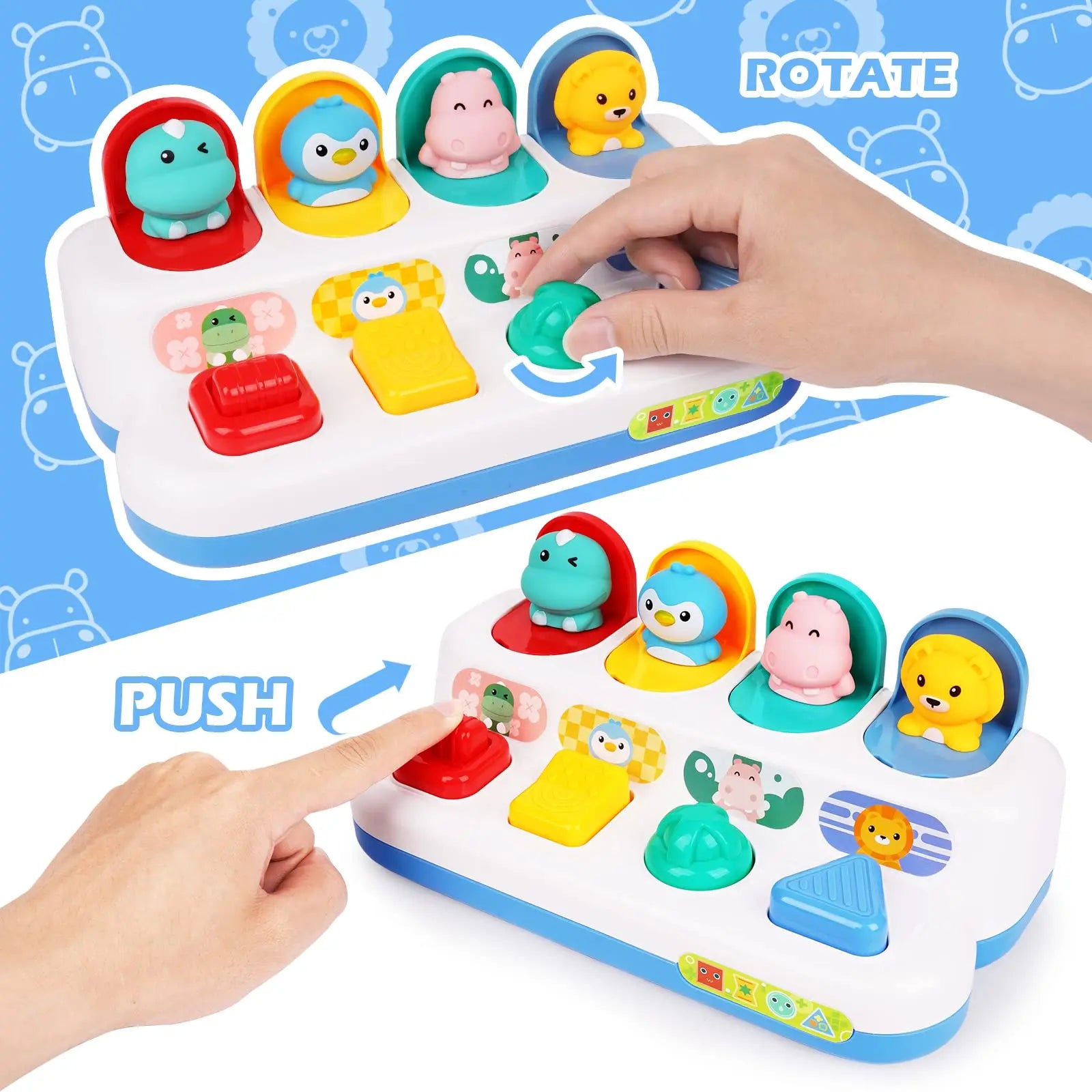 Pop & Learn Activity Toy – Baby’s First Discovery Game