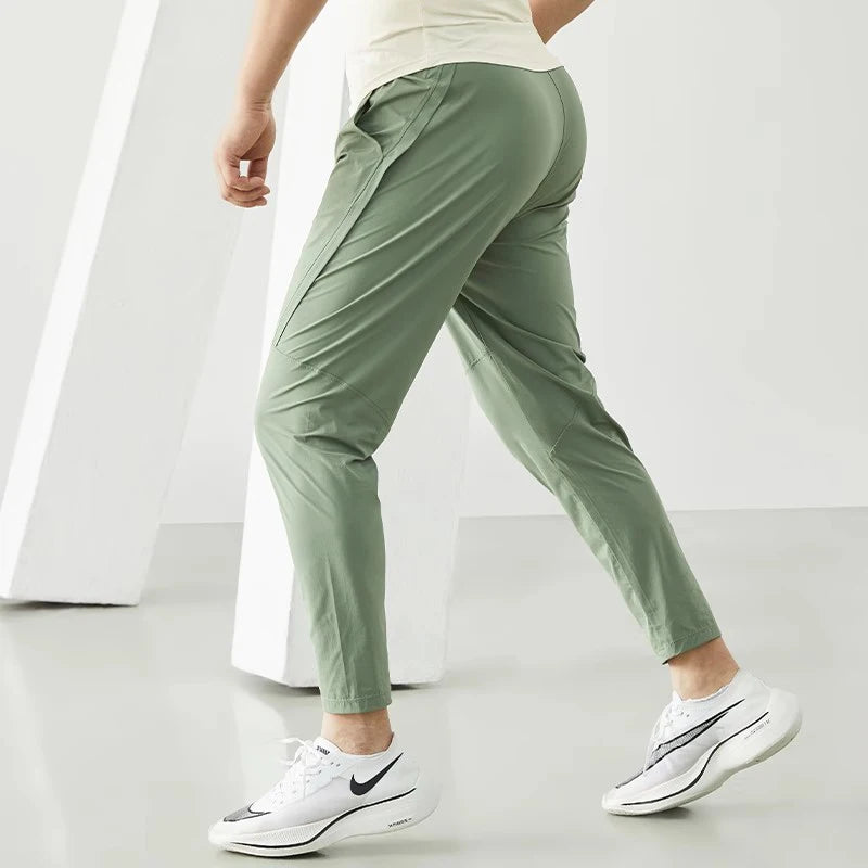 Elastic Gym Sweatpants for Men – Breathable Fitness & Workout Tracksuit Bottoms
