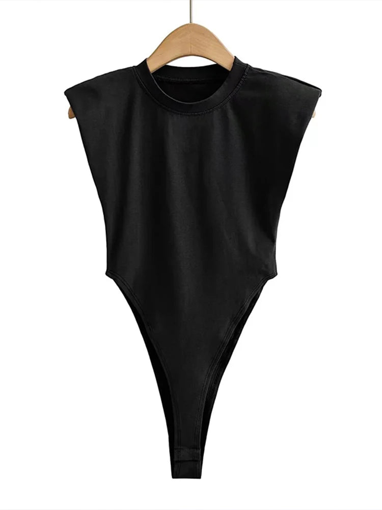 Elegant One-Piece Bodysuit – Black or White Slim Fit Body Suit