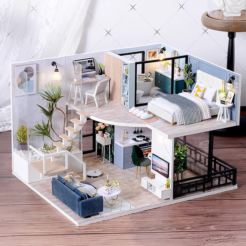 Miniature Dreams – 3D Wooden DIY Dollhouse Kit