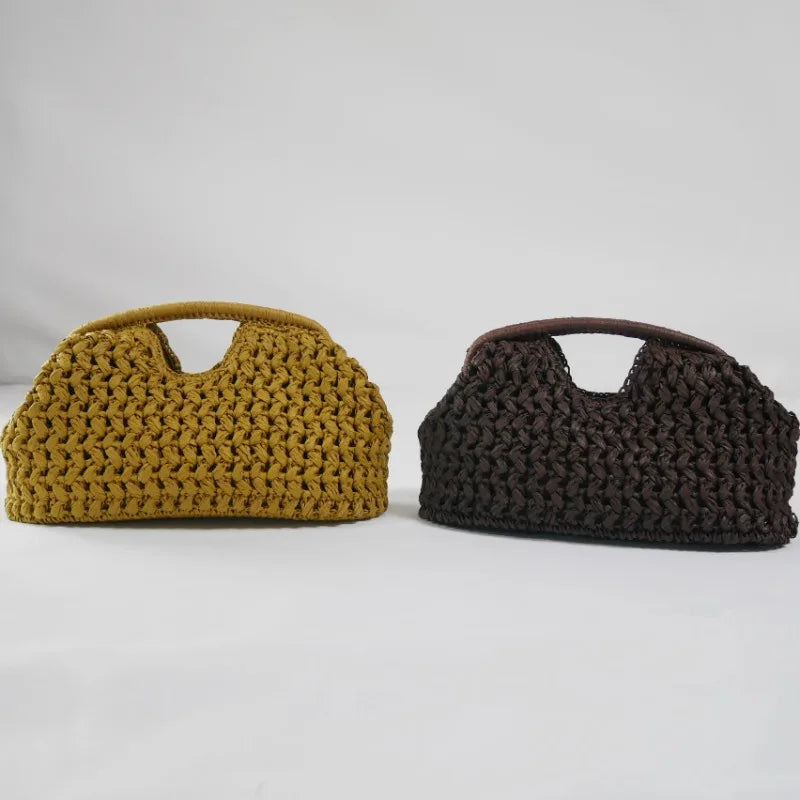 Elegant Ladies Chain Woven Handbag