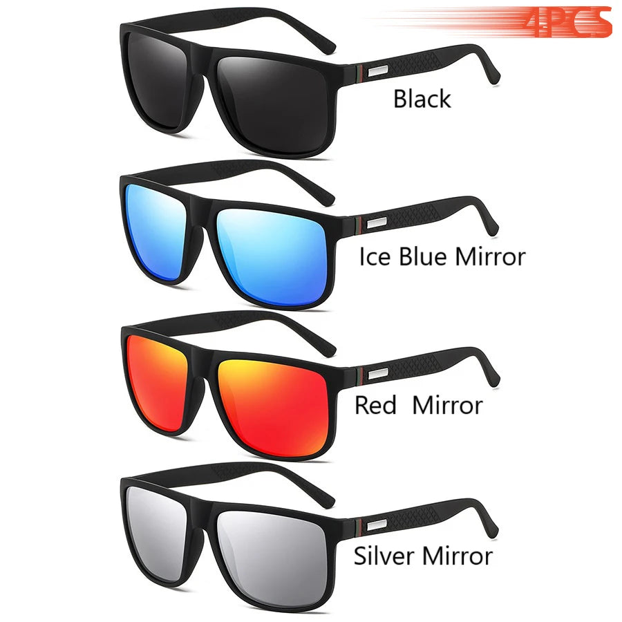 Vintage Square Sunglasses – UV400 Luxury Eyewear for Men & Women
