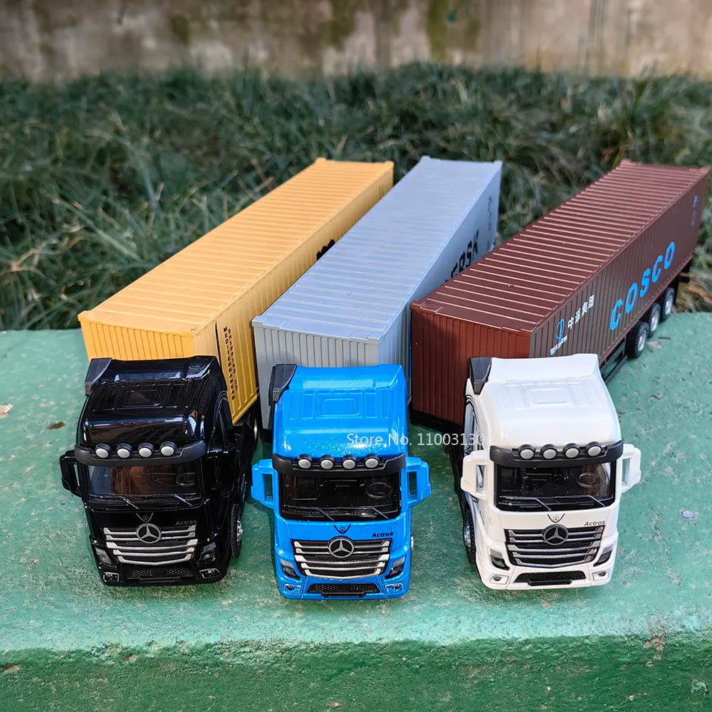 Large Alloy Transport Lorry Toy – Realistic Model for Boys