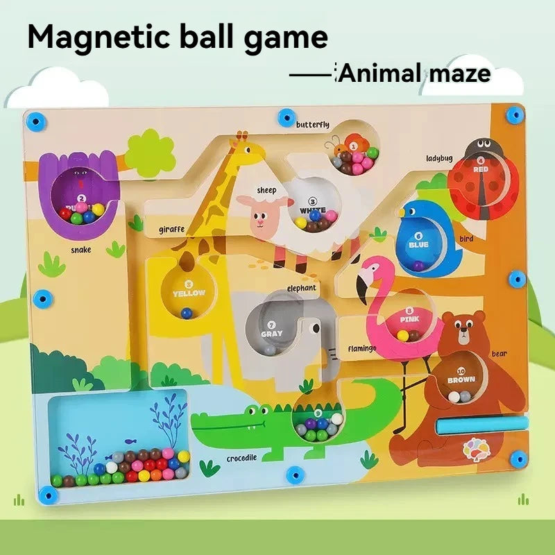 Magnetic Number Maze – Concentration & Counting Fun for Little Learners