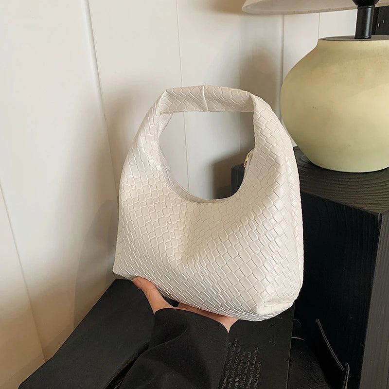 Fashion Top-Handle PU Leather Bag – Small Daily Hobo Style for Women