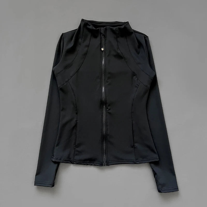 Ladies’ Breathable Long Sleeve Running & Yoga Jacket