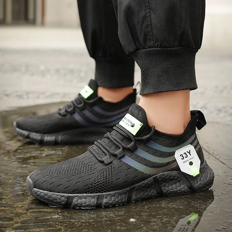 Men’s Breathable Mesh Running Trainers