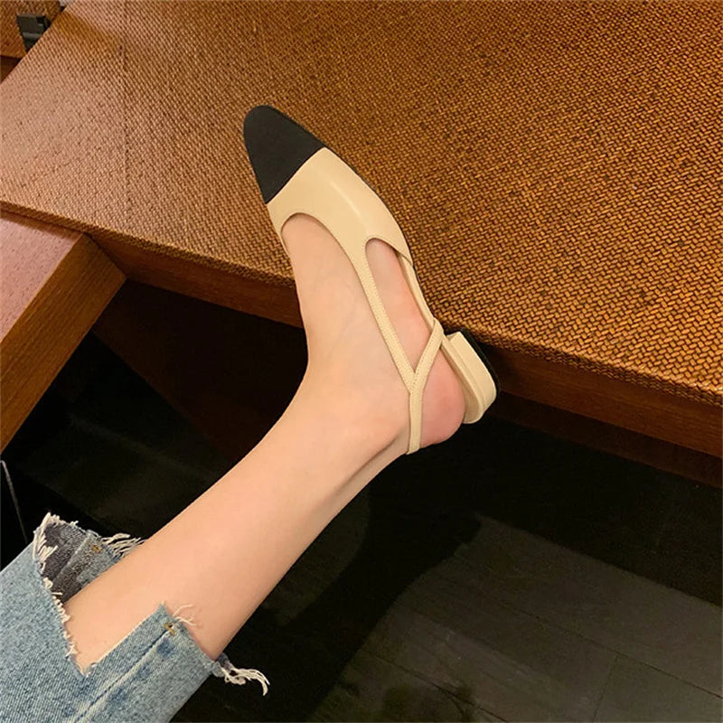 Ladies Leisure Soft Flat Shoes – Non-Slip Mixed Colours