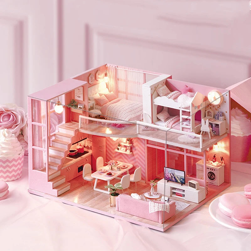 Miniature Dreams – 3D Wooden DIY Dollhouse Kit