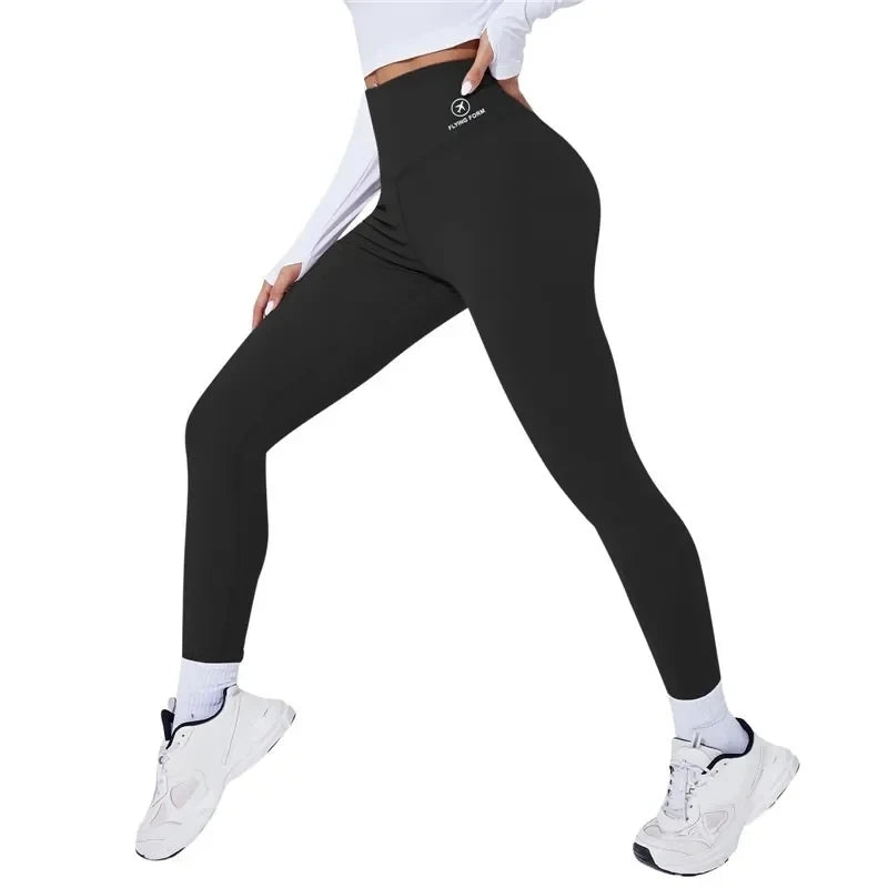 Women’s High Waist Yoga Leggings – Push-Up Gym & Running Tights