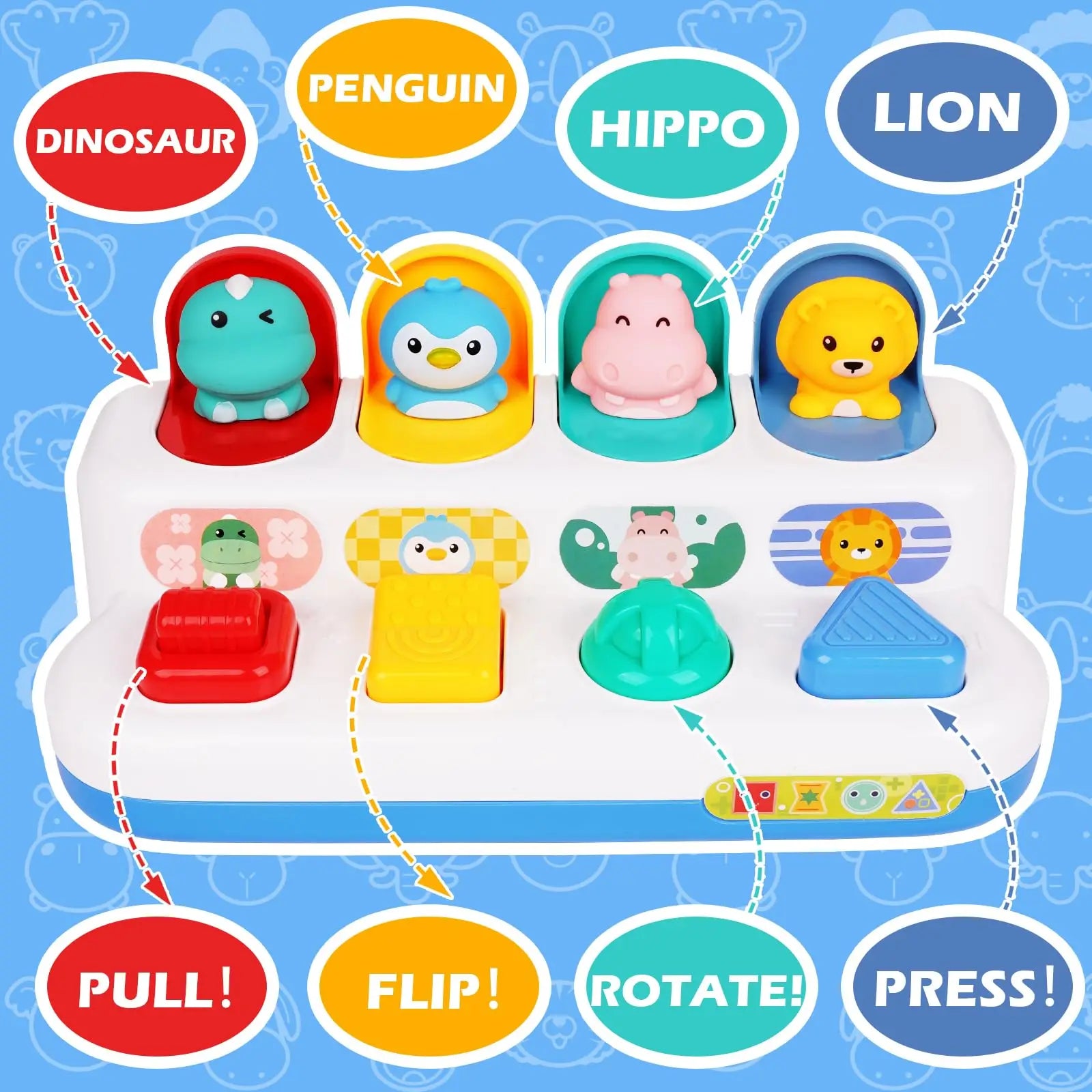 Pop & Learn Activity Toy – Baby’s First Discovery Game