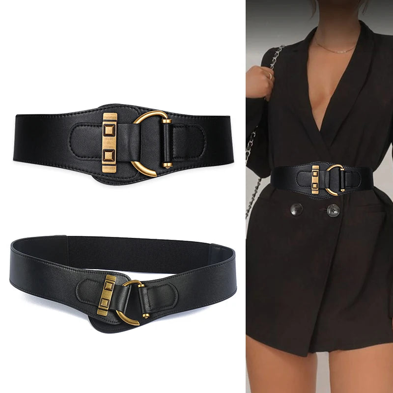 Elegant Women’s Designer Belt – Luxury Stretch Waistband