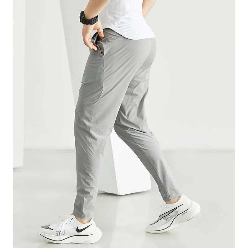 Elastic Gym Sweatpants for Men – Breathable Fitness & Workout Tracksuit Bottoms