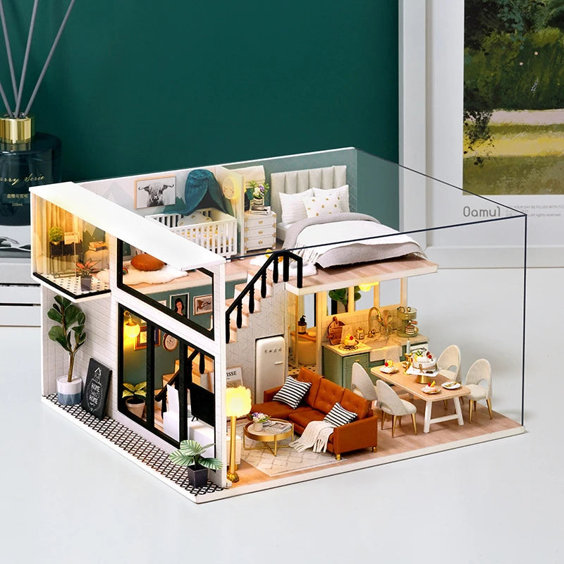 Miniature Dreams – 3D Wooden DIY Dollhouse Kit