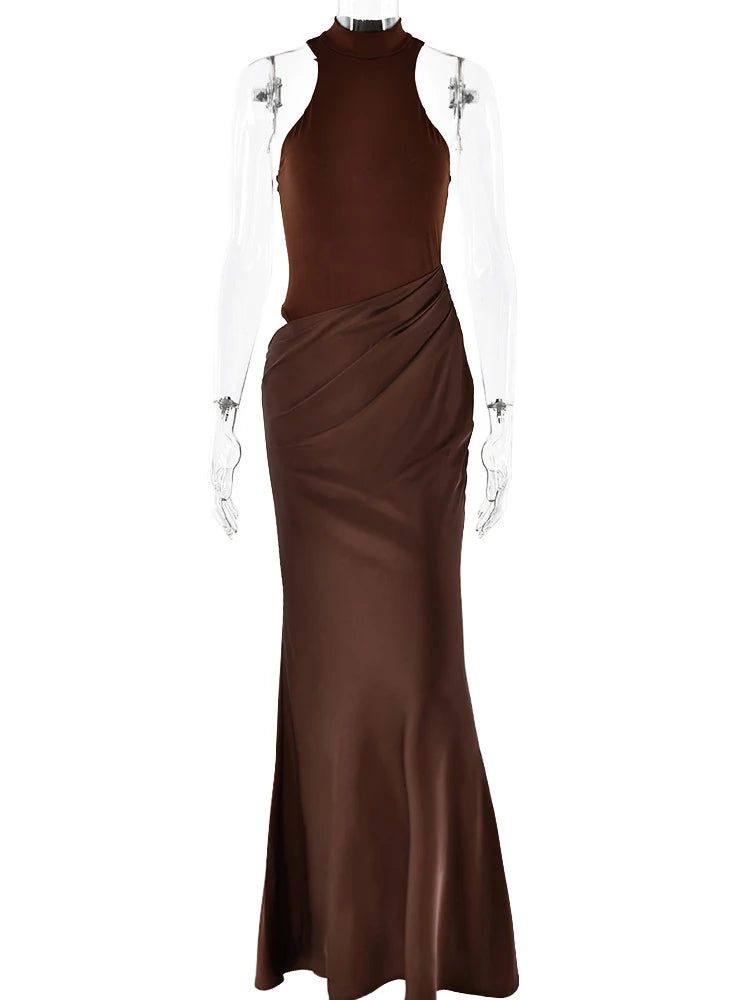 Elegant Black Sleeveless Maxi Dress – Julissa Mo Party & Evening Dress