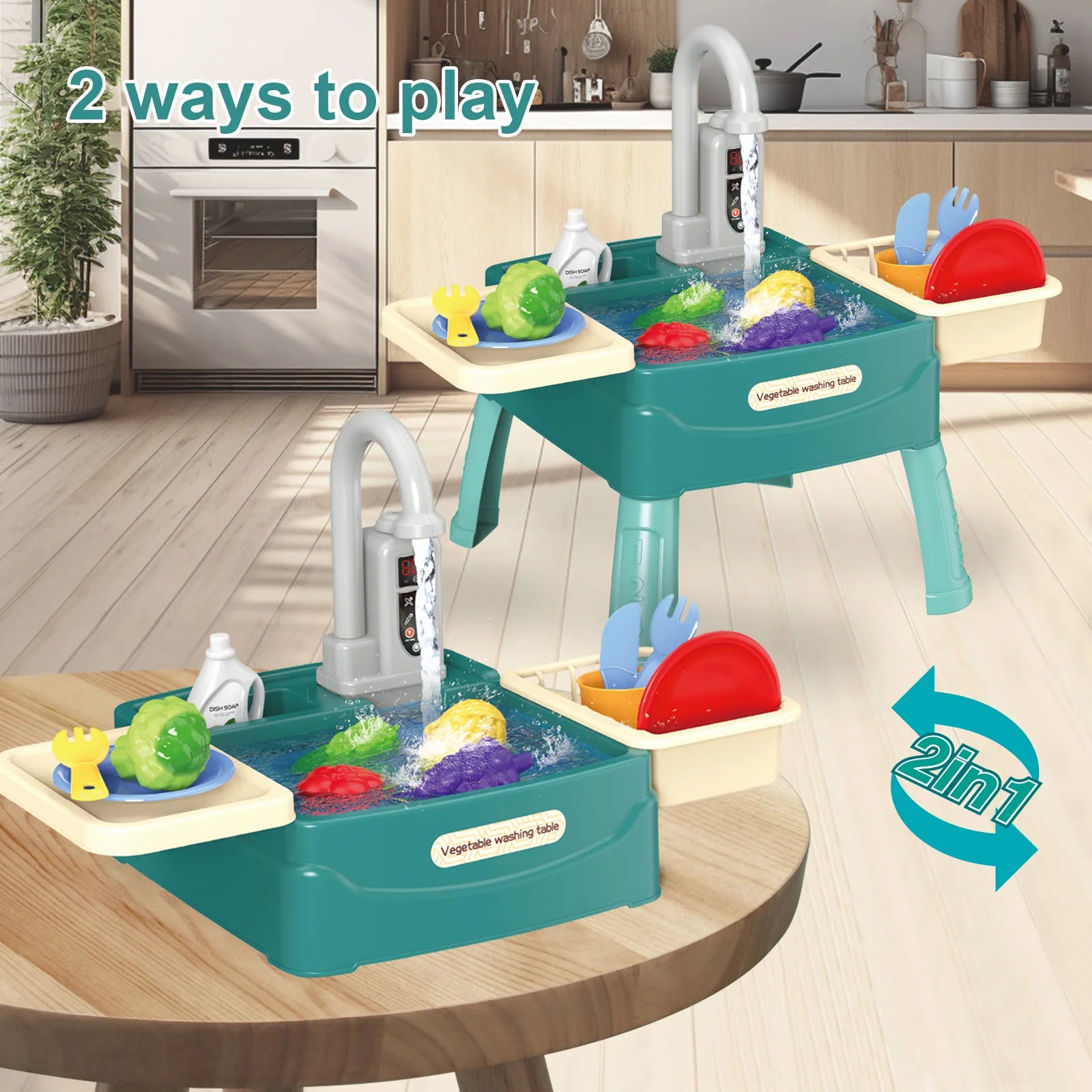 Mini Wash-Up Station with Running Water