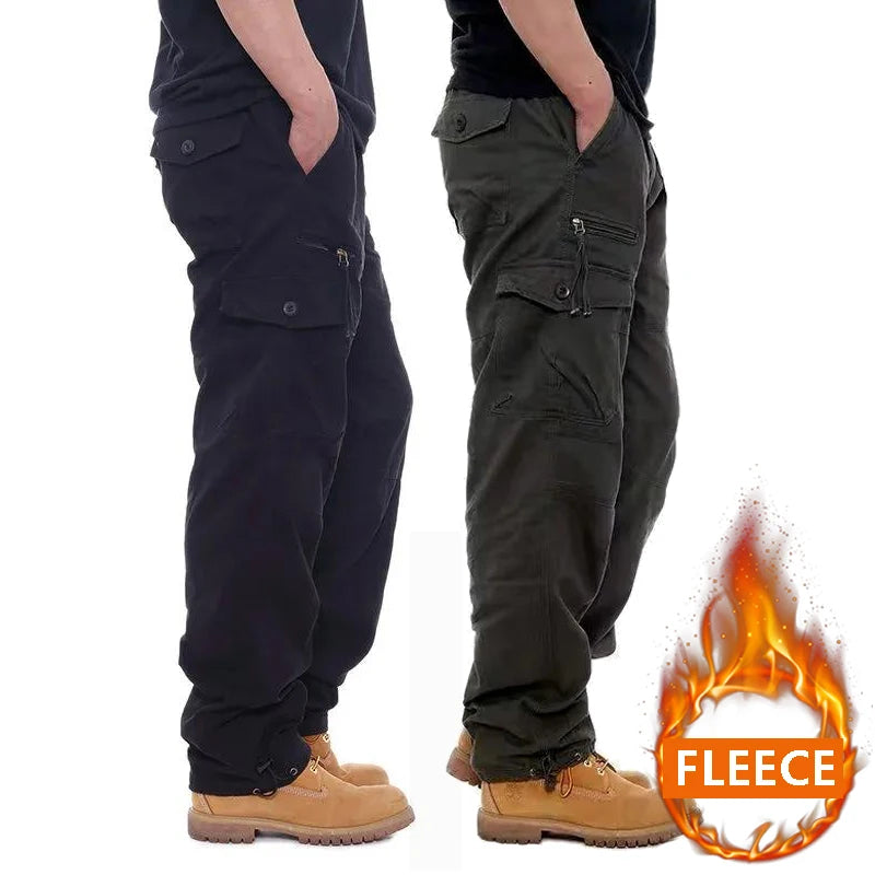 Men’s Thermal Cargo Pants – Stay Warm, Move Freely This Winter!