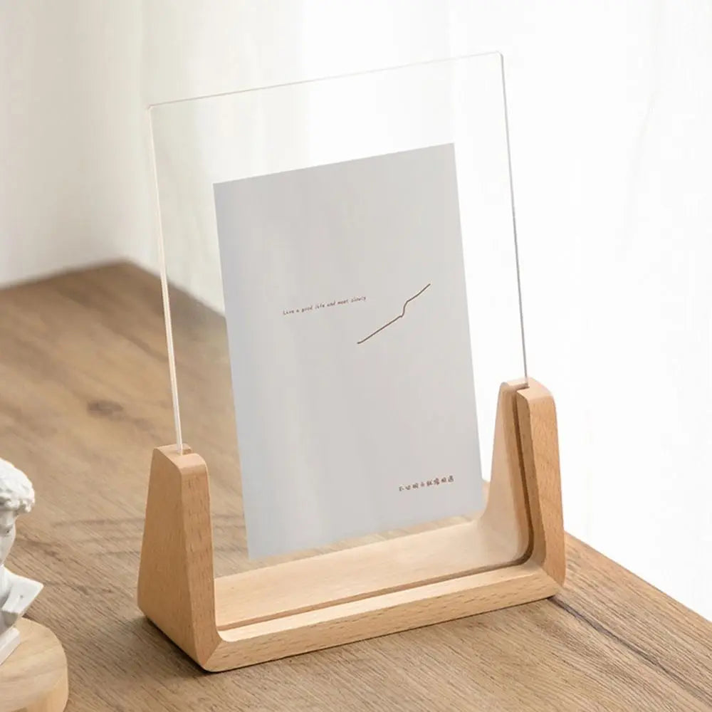 Transparent Wooden Picture Frame