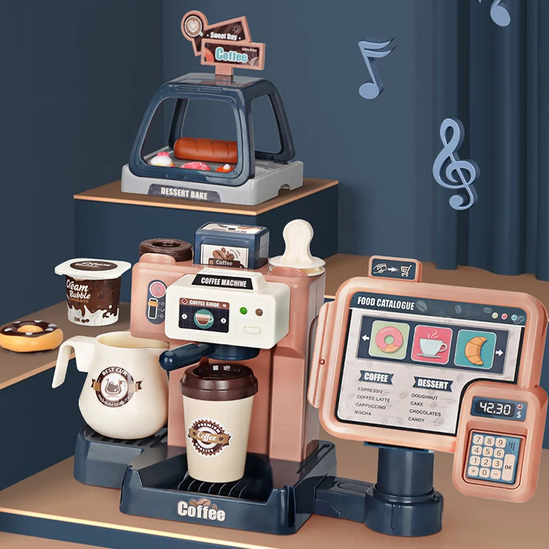 Mini Coffee Maker & Cash Register Role Play Kit