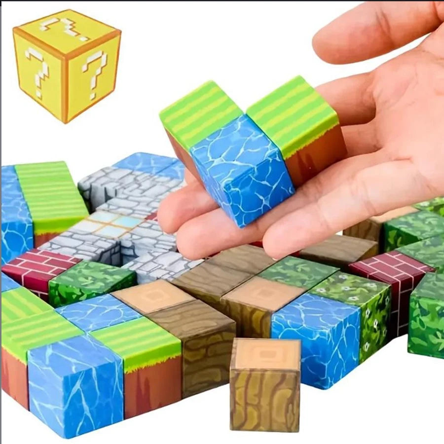 Magnetic Builder’s Table – Creative Construction Set for Kids