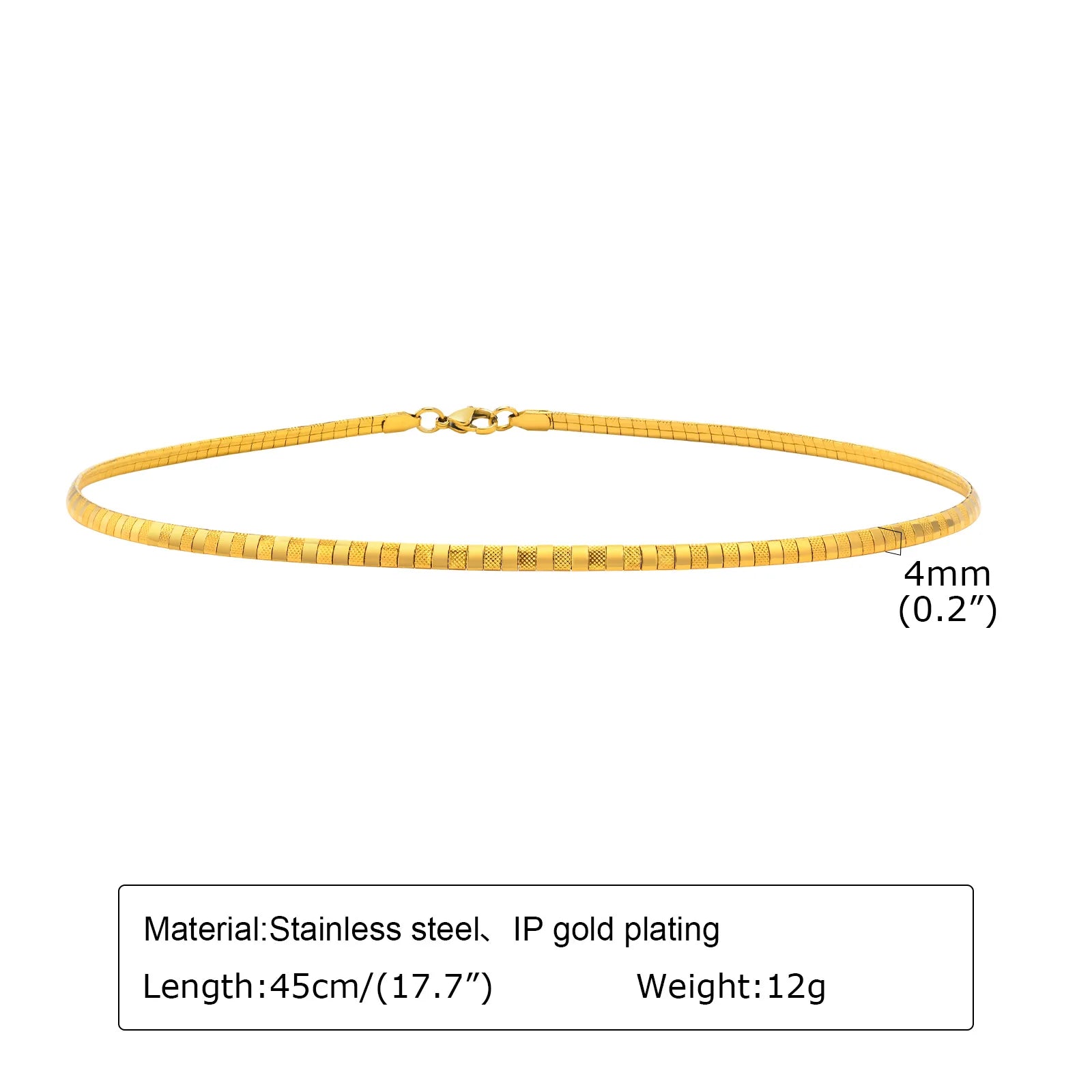 Stainless Steel Neck Cuff