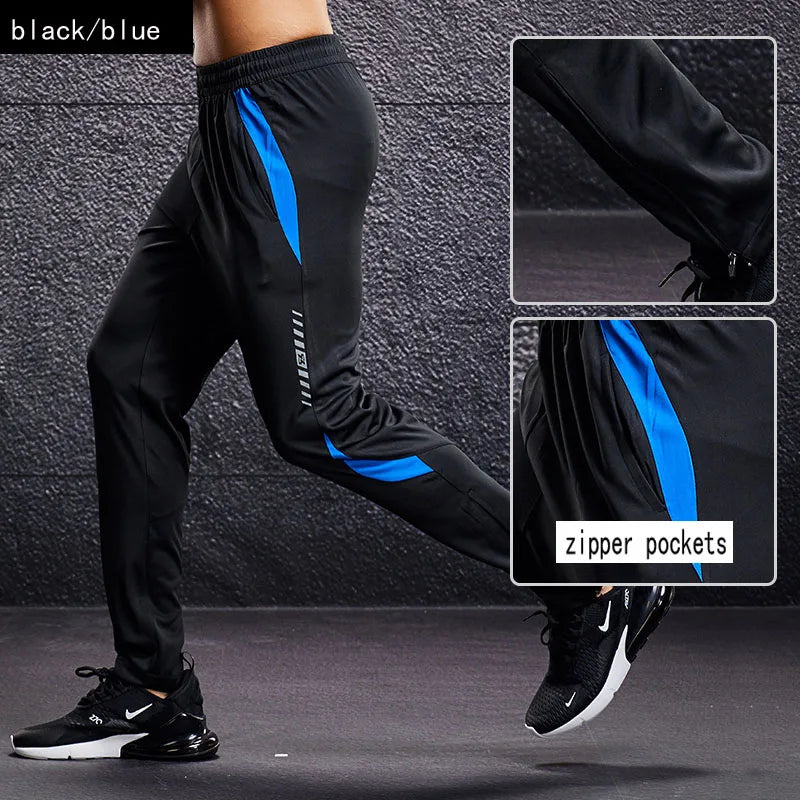 Men’s Sports Trousers – Running & Training Pants with Zipped Pockets