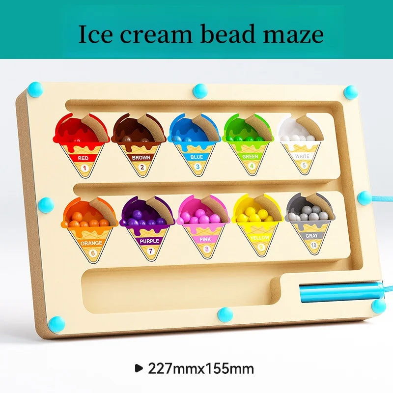 Magnetic Number Maze – Concentration & Counting Fun for Little Learners