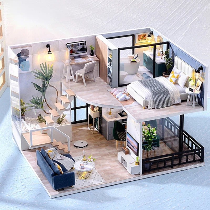 Miniature Dreams – 3D Wooden DIY Dollhouse Kit
