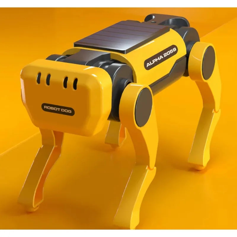 Build-Your-Own Robot Dog – Solar STEM Toy for Kids