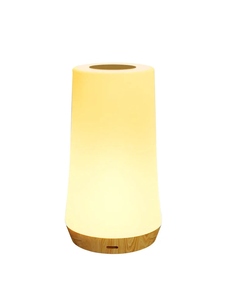 Touch-Control LED Table Lamp – Remote RGB Night Light for Bedroom or Desk