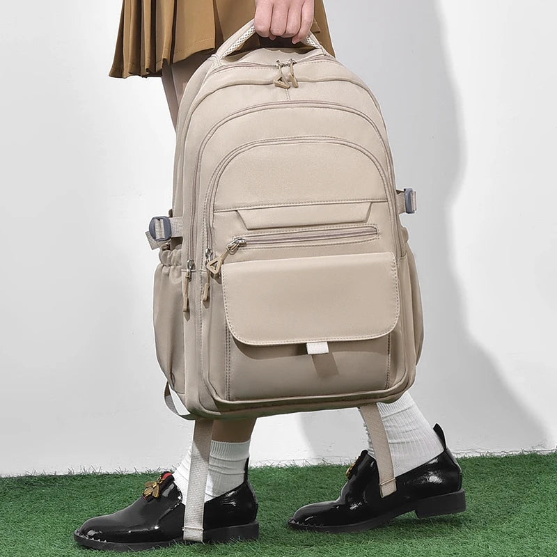 Multi-Layer Waterproof Backpack – Stylish & Large-Capacity for Students and Travel