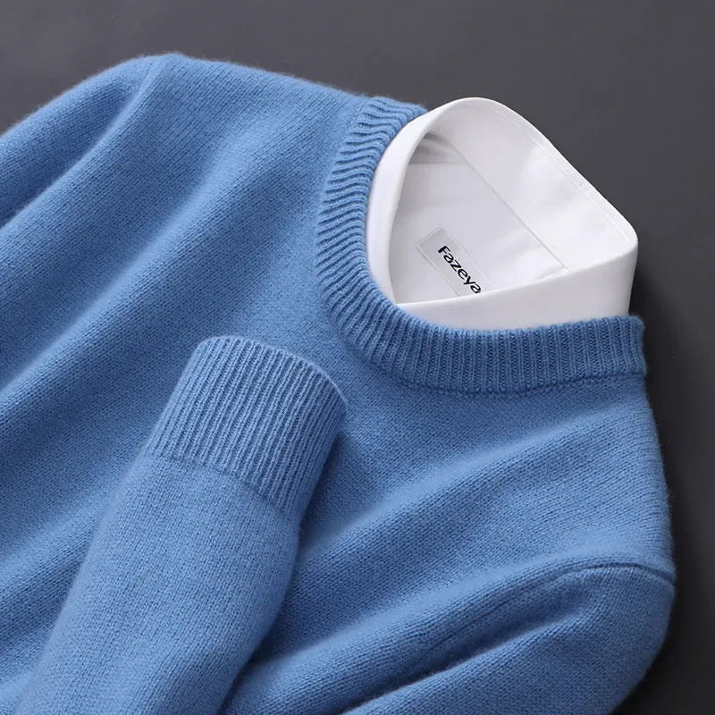 Oversized Cashmere Jumper for Men – Autumn & Winter Casual Wear