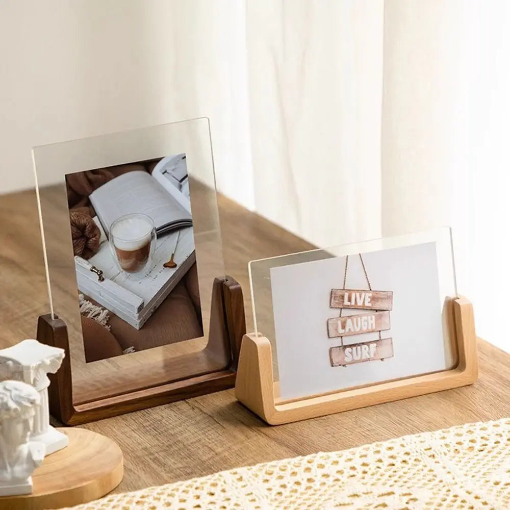 Transparent Wooden Picture Frame