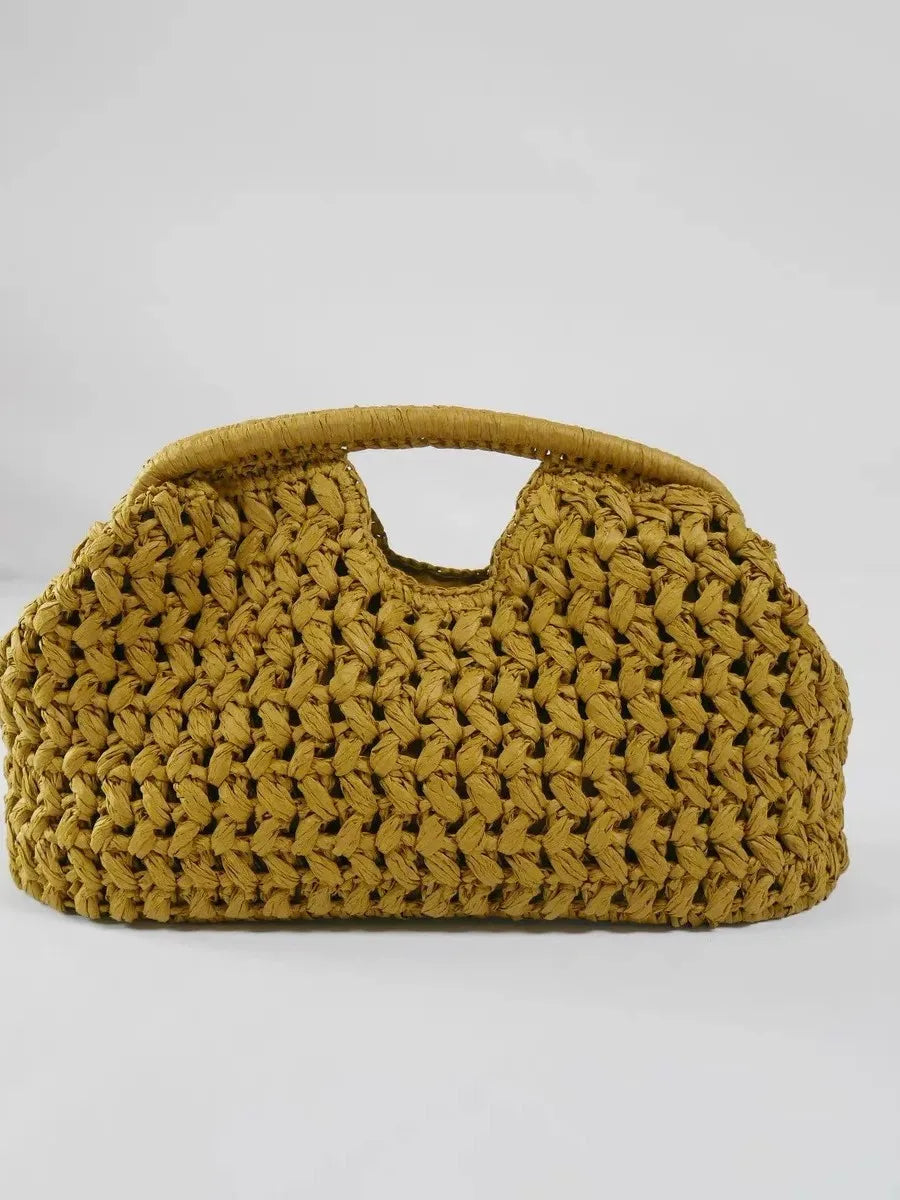 Elegant Ladies Chain Woven Handbag