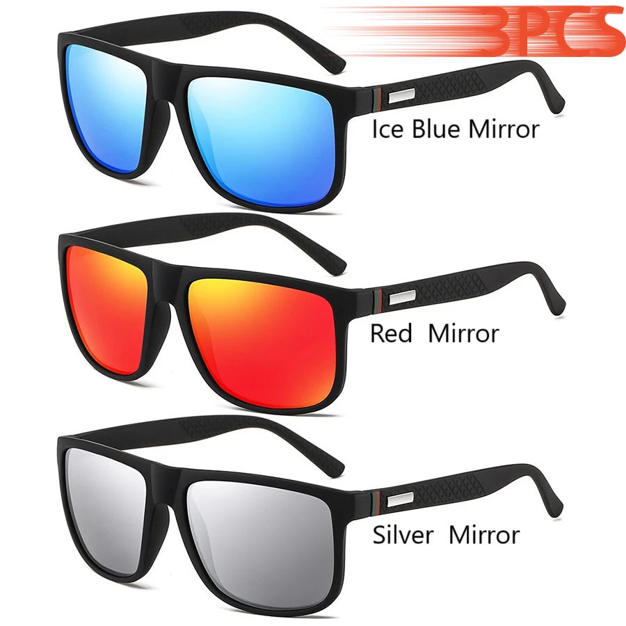 Vintage Square Sunglasses – UV400 Luxury Eyewear for Men & Women