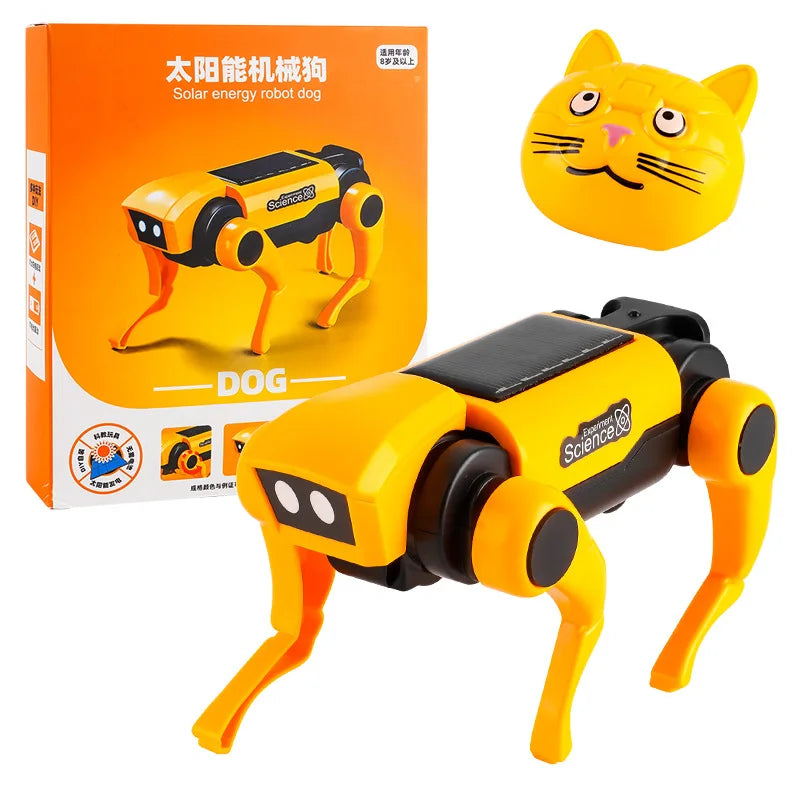 Build-Your-Own Robot Dog – Solar STEM Toy for Kids