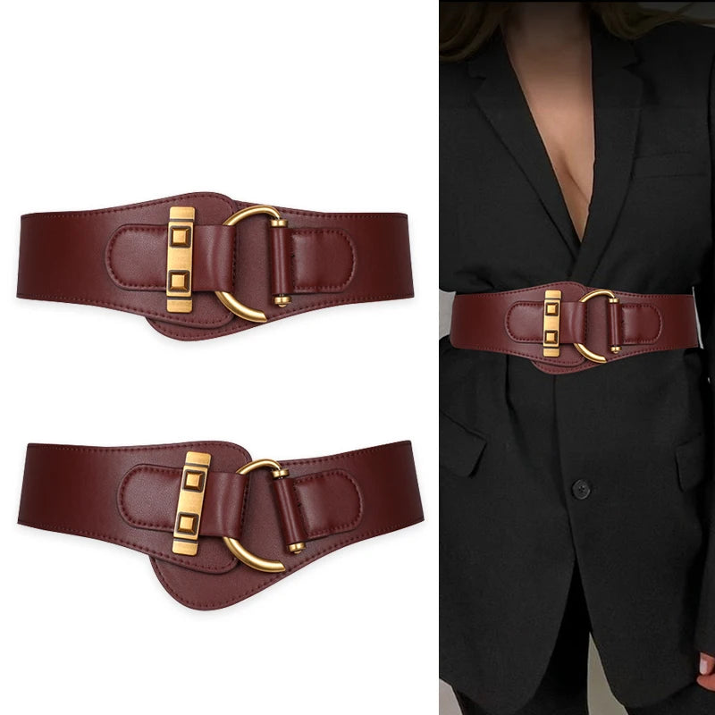 Elegant Women’s Designer Belt – Luxury Stretch Waistband
