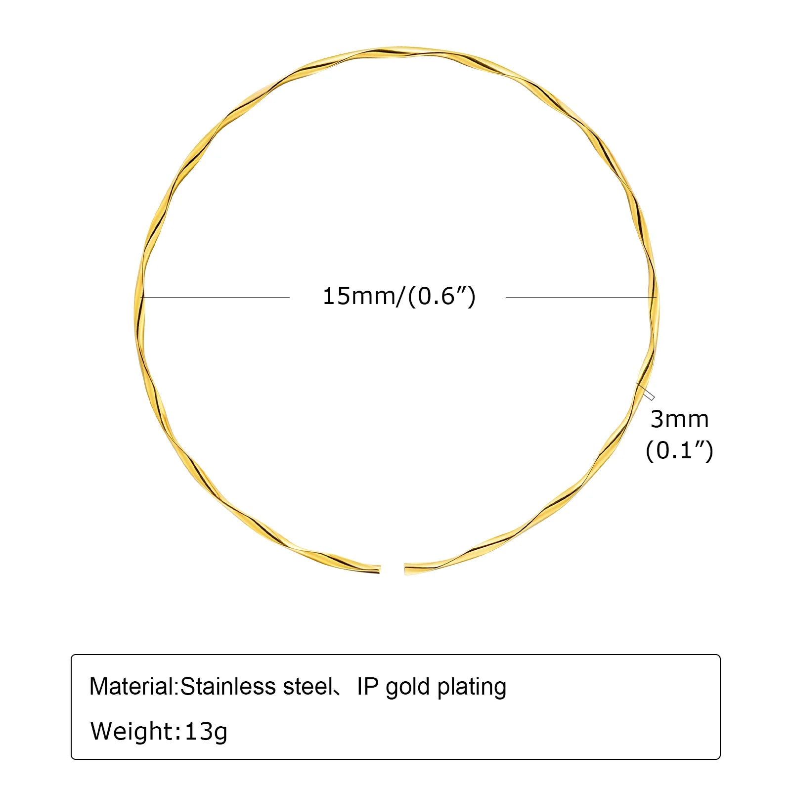 Stainless Steel Neck Cuff