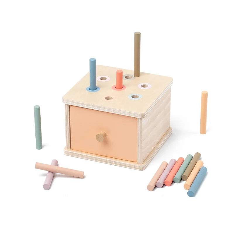 Montessori Wooden Shape Sorting Box – Fun & Educational Toy for Toddlers