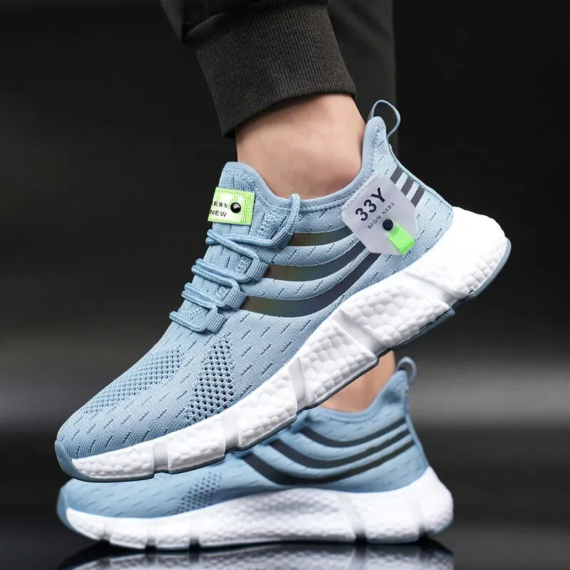 Men’s Breathable Mesh Running Trainers