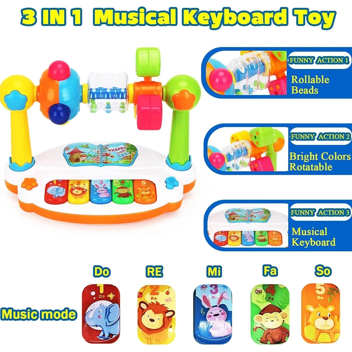 Bright Beats Baby Keyboard – Educational Music Toy for Toddlers