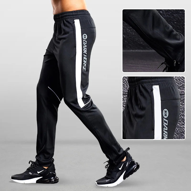 Men’s Sports Trousers – Running & Training Pants with Zipped Pockets