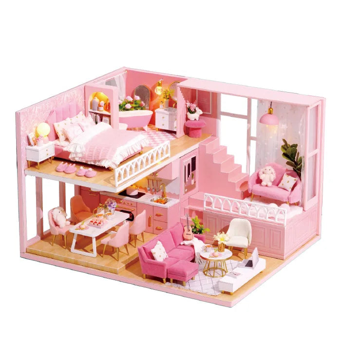 Miniature Dreams – 3D Wooden DIY Dollhouse Kit