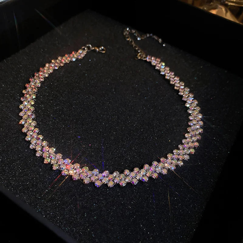 Shiny Full Rhinestone Choker