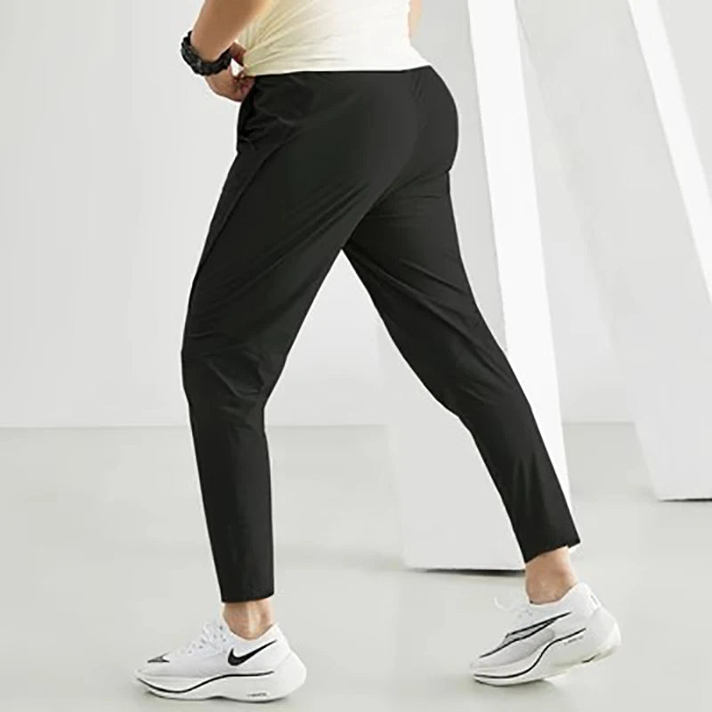 Elastic Gym Sweatpants for Men – Breathable Fitness & Workout Tracksuit Bottoms