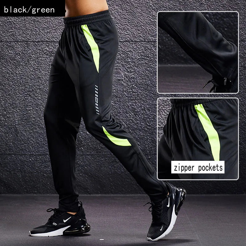 Men’s Sports Trousers – Running & Training Pants with Zipped Pockets
