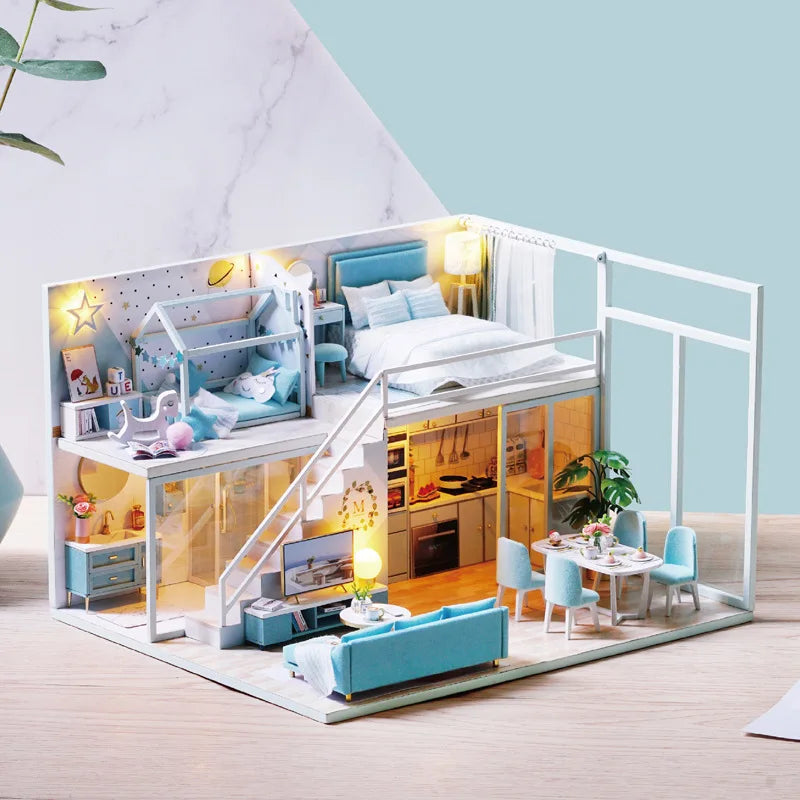Miniature Dreams – 3D Wooden DIY Dollhouse Kit