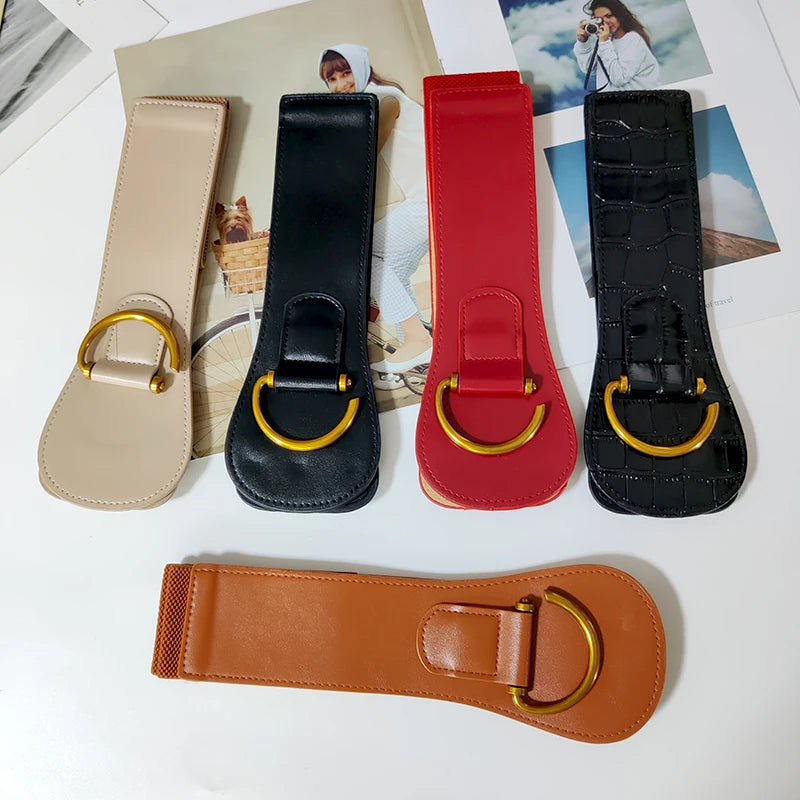 Elegant Women’s Designer Belt – Luxury Stretch Waistband